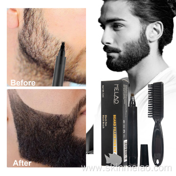 Waterproof Beard Filling Pen Kit with Beard Brush